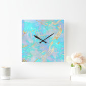 FAUX-holografisch optisch Vierkante Klok (Huis)