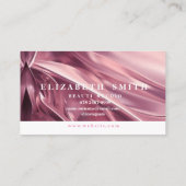 Faux holografisch roze neon Visitekaartje (Achterkant)