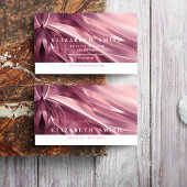 Faux holografisch roze neon Visitekaartje