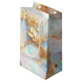 Faux holografische iriserende opaal kristal fantas klein cadeauzakje