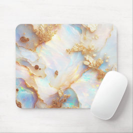 Faux holografische iriserende opaal kristal fantas muismat