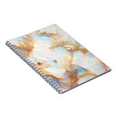 Faux holografische iriserende opaal kristal fantas notitieboek (Rechterzijde)