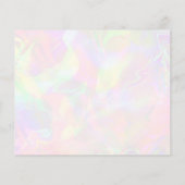 Faux holografische make-up artist & foto iriserend flyer (Achterkant)