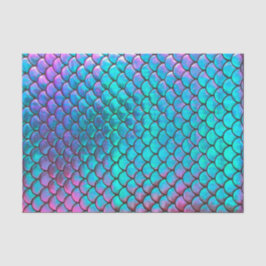 FAUX holografische mermaïdestructuur Tissuepapier