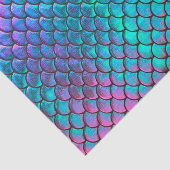 FAUX holografische mermaïdestructuur Tissuepapier (Detail)