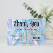 Faux Holographic Color Hartelijk dank voor het med (Staand voorkant)