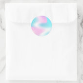 Faux Holographic Custom Ronde Sticker (Tas)