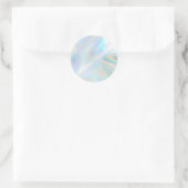 Faux Holographic Custom Trendy Ronde Sticker (Tas)