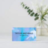 Faux Holographic Custom Visitekaartje (Staand voorkant)