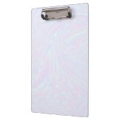 Faux holographic effect textuur blauw klembord (Links)