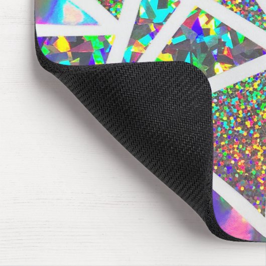 Faux Holographic Muismat (Hoek)