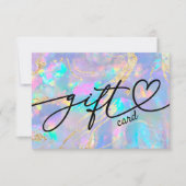 faux holographic opa gift certificate (Voorkant)