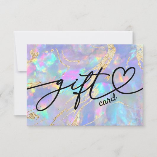 faux holographic opa gift certificate (Voorkant)