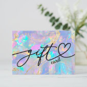 faux holographic opa gift certificate (Staand voorkant)