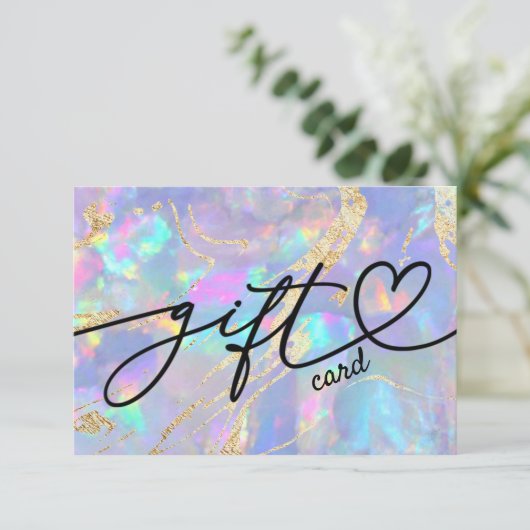 faux holographic opa gift certificate (Staand voorkant)
