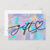 faux holographic opa gift certificate (Voorkant / Achterkant)