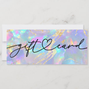 faux holographic optische background gift certific