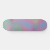 Faux Holographic Ripple Glass Texture Persoonlijk Skateboard (Horizontaal)