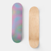 Faux Holographic Ripple Glass Texture Persoonlijk Skateboard (Voorkant)