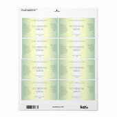 FAUX Holographic Serum Labels (Full Sheet)