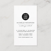 Faux Holographic Visitekaartje (Achterkant)