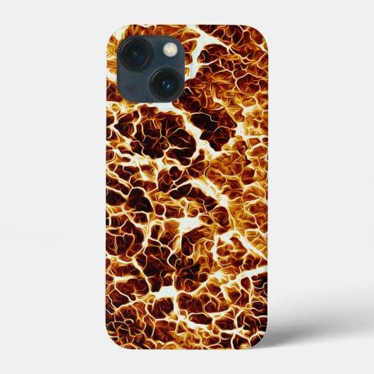 Faux Hot Lava-textuur Case-Mate iPhone Case (Achterkant)