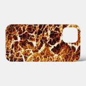 Faux Hot Lava-textuur Case-Mate iPhone Case (Achterkant (horizontaal))