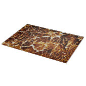 Faux Hot Lava-textuur Snijplank (Hoek)