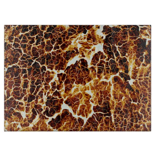 Faux Hot Lava-textuur Snijplank (Voorkant)