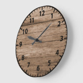 Faux Hout Eak Grote Klok (Hoek)
