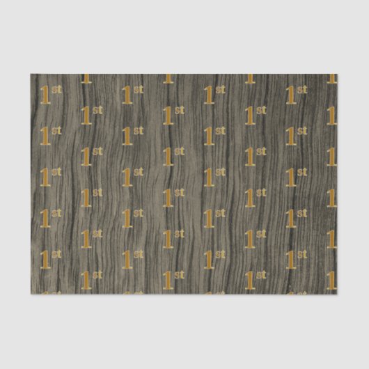 Faux Hout, Faux Gold 1st (eerste gebeurtenis) Tissuepapier (Voorkant)