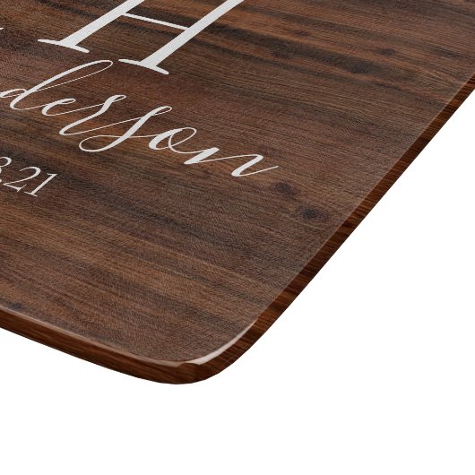 Faux-hout, op maat gesneden datum van de aangepast snijplank (Hoek)