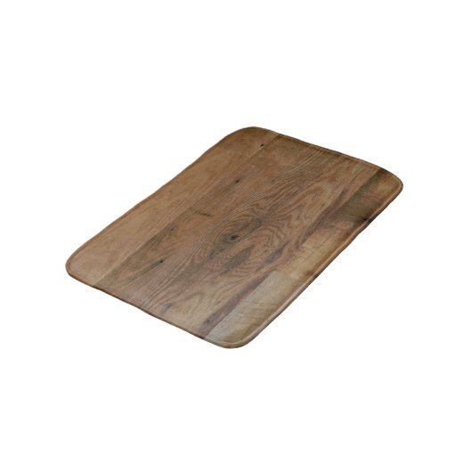 Faux hout planken badmat (Gekanteld)