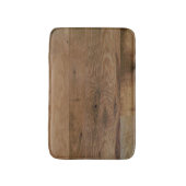 Faux hout planken badmat (Voorkant Verticaal)