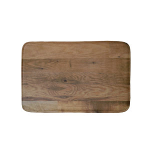 Faux hout planken badmat