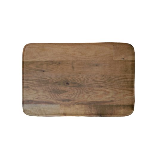 Faux hout planken badmat (Voorkant)