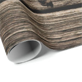 Faux-hout Rustisch verpakkingspapier Cadeaupapier (Rol Hoek)