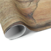Faux-hout Rustisch verpakkingspapier Cadeaupapier (Rol Hoek)