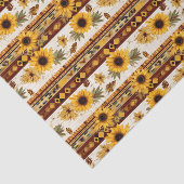 Faux houten betegelde Westerne patroondecoupage Tissuepapier (Detail)