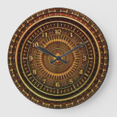 Faux-houten klok (Voorkant)