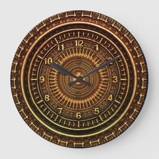 Faux-houten klok (Voorkant)