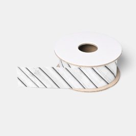 Faux houten latten | Wit | Grosgrain Lint