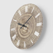 faux-houten plak grote klok (Hoek)