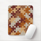 Faux-houtpuzzel Muismat (Met muis)