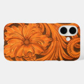 Faux-houtskool Case-Mate iPhone Case (Achterkant (horizontaal))