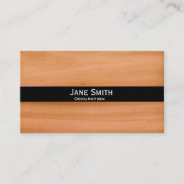 Faux-houtstijlvol, moderne trendy aanpasbaar visitekaartje