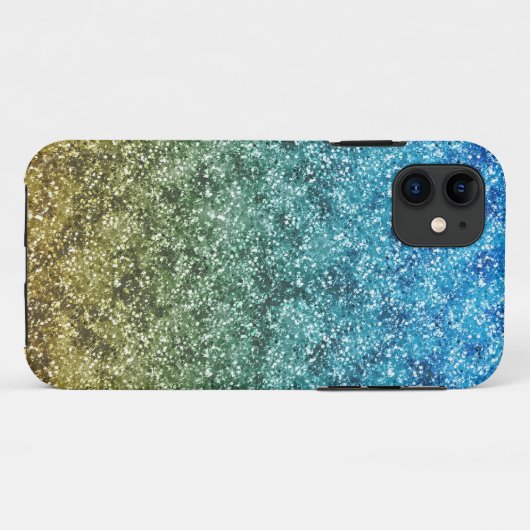 Faux Ice Glitter Case-Mate iPhone Case (Achterkant (horizontaal))