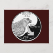 Faux Idaho State Quarter Briefkaart (Voorkant)