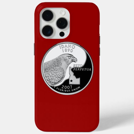 Faux Idaho State Quarter Case-Mate iPhone Case (Achterkant)