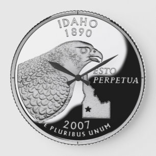 Faux Idaho State Quarter Grote Klok